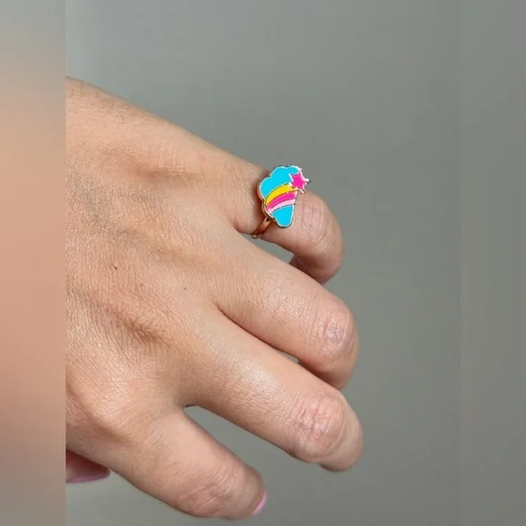 NEW | Girl’s Colorful Cloud Ring 💕 - Picture 2 of 3